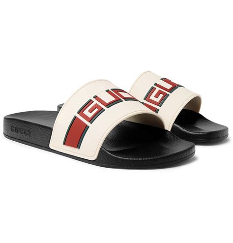 white gucci loafer slides|Gucci new slides.